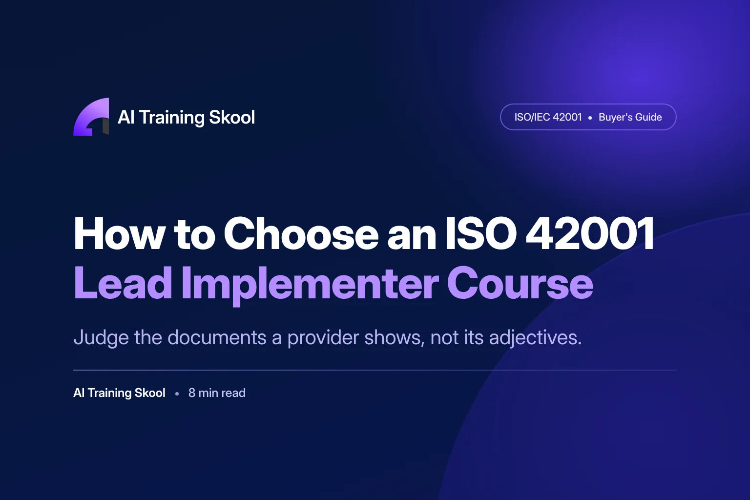 best-iso-42001-lead-implementer-certification