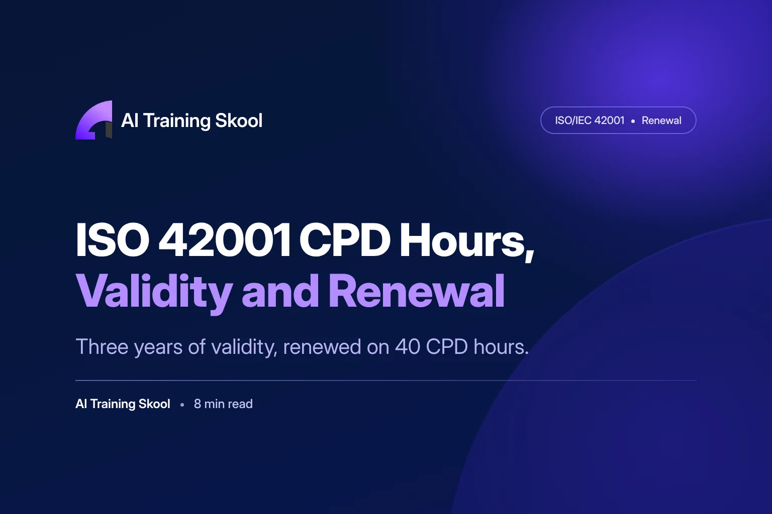 iso-42001-cpd-hours-and-renewal